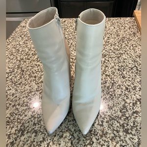 Steve Madden White Booties